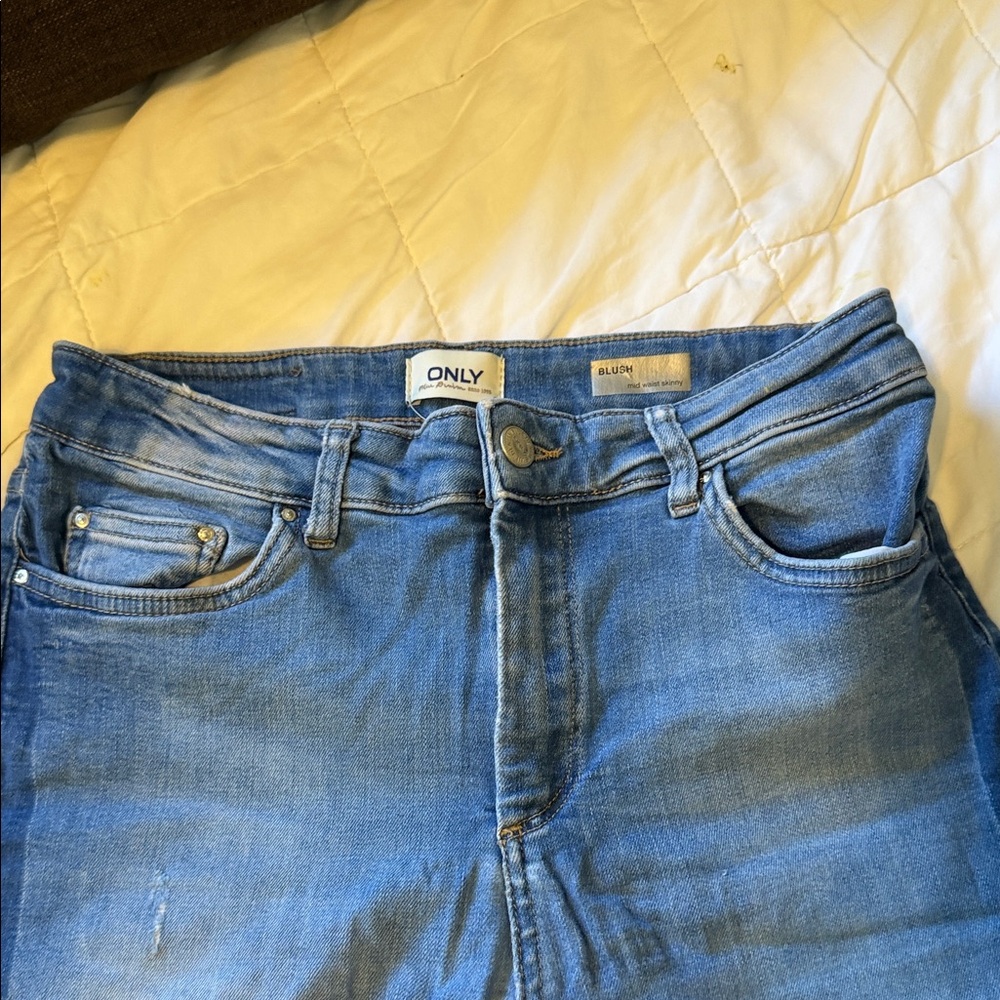 ONLY High Rise Light Blue Jeans